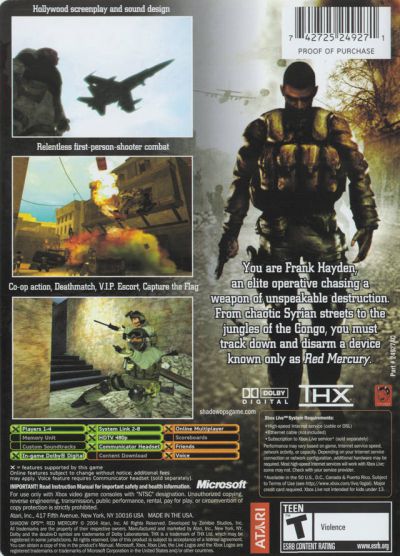 Shadow Ops - Red Mercury (USA)